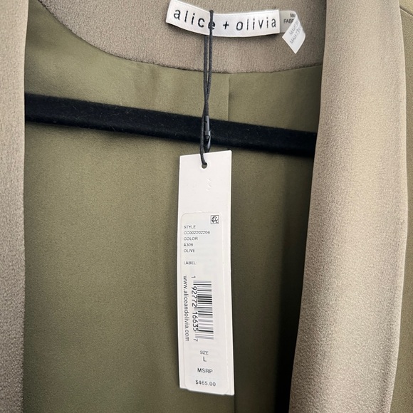 Alice + Olivia Olive Long Blazer - Picture 5 of 7